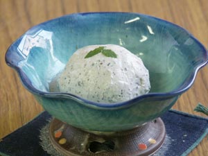黒大豆煮使用　黒大豆アイス