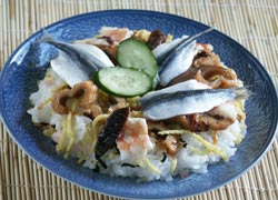 焼き穴子使用　ちらし寿司